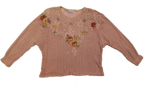 Norma Vintage _pink sweater