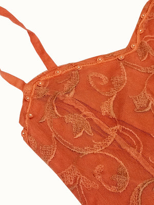 Norma Vintage_ linen corset