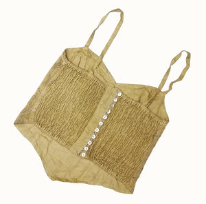 Norma Vintage_ linen corset