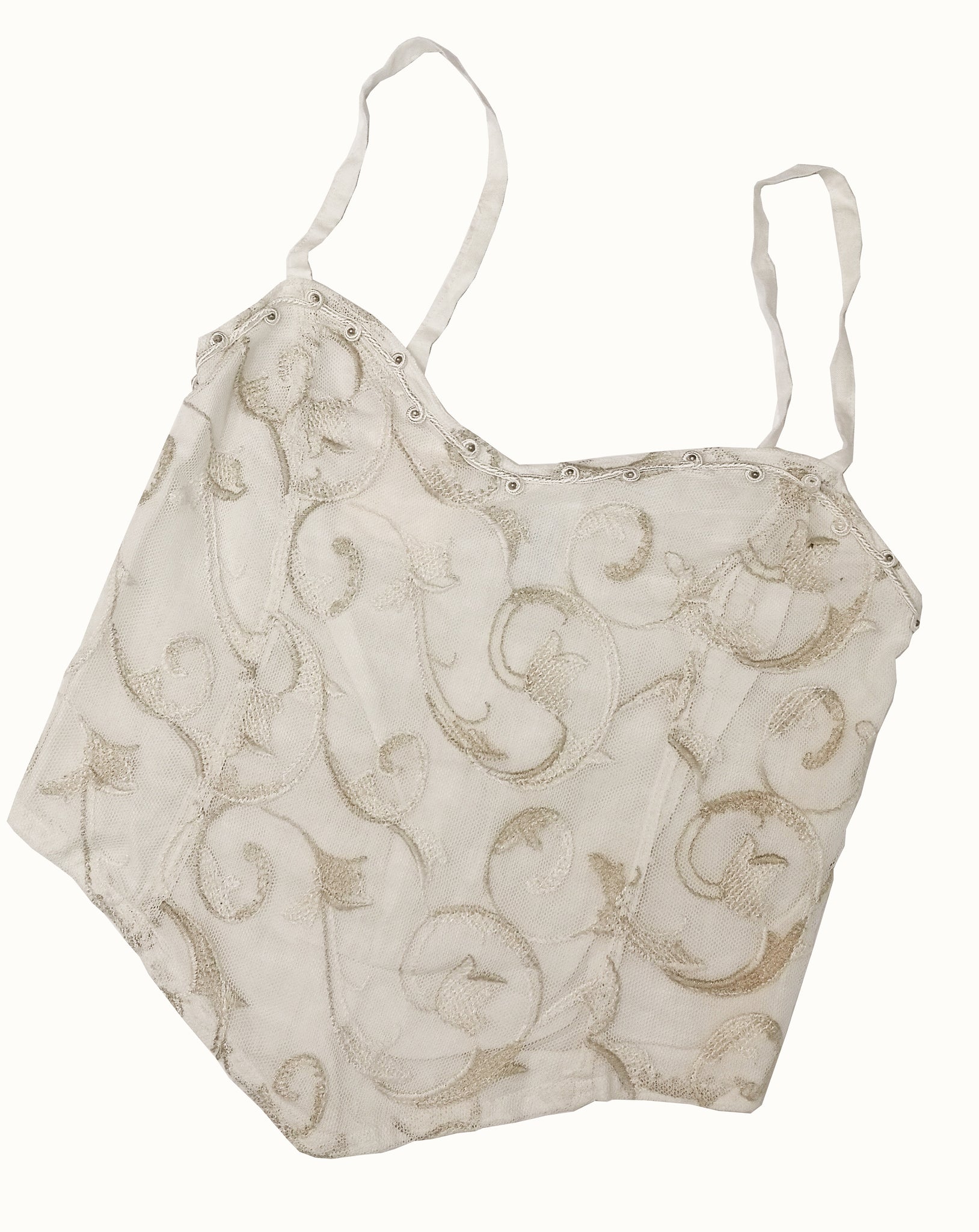 Norma Vintage_ linen corset