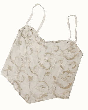 Norma Vintage_ linen corset