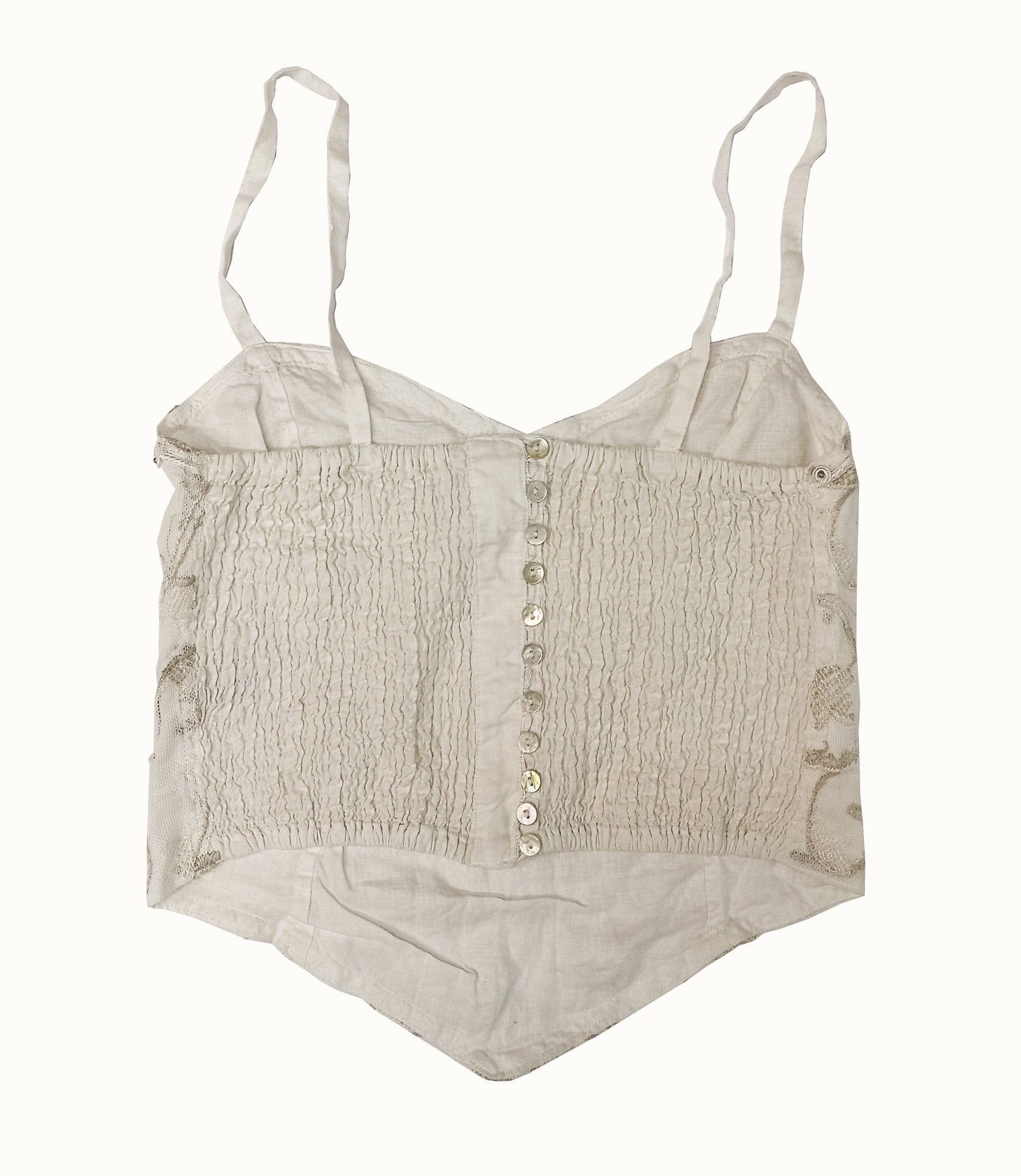 Norma Vintage_ linen corset