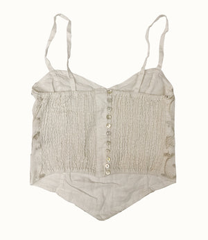 Norma Vintage_ linen corset