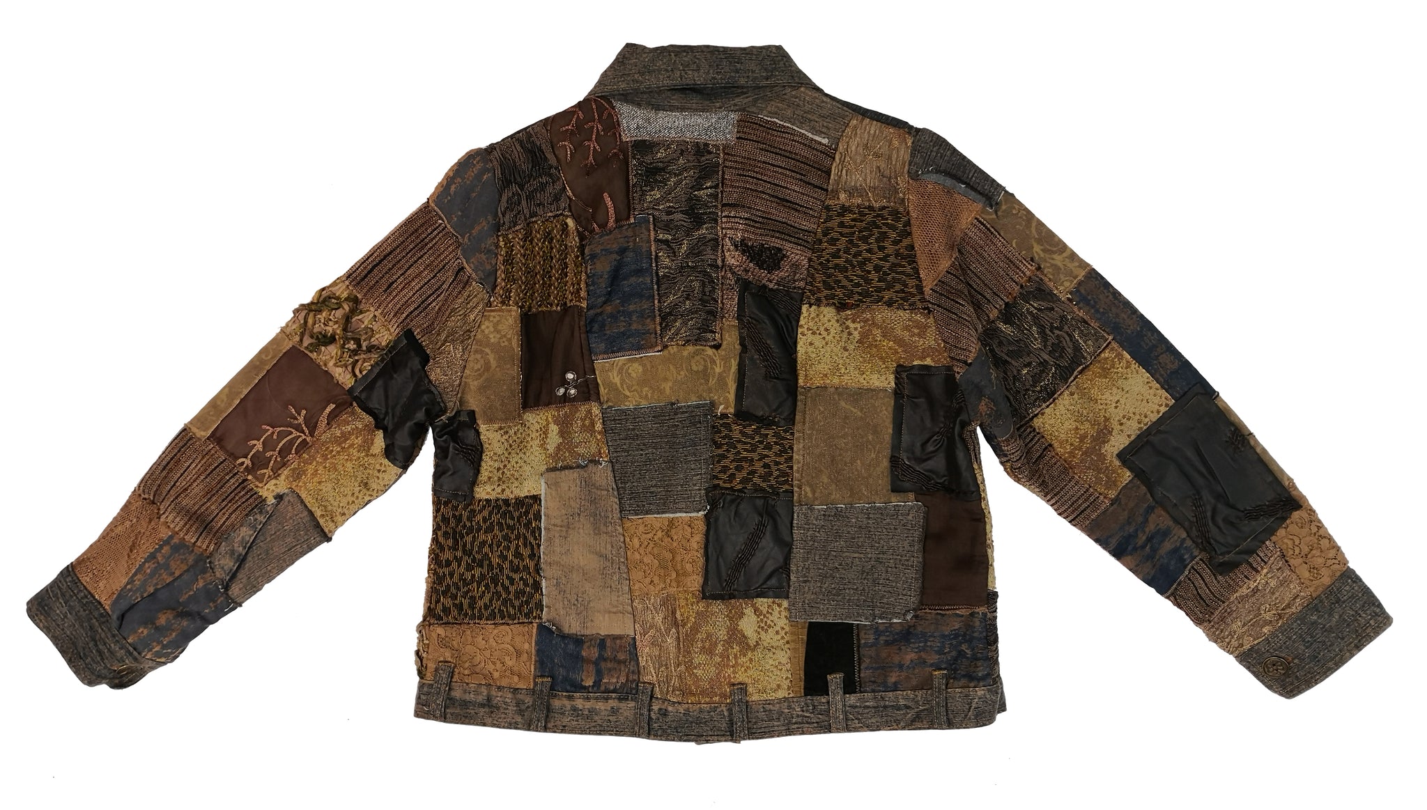 NORMA VINTAGE _patchwork denim jacket