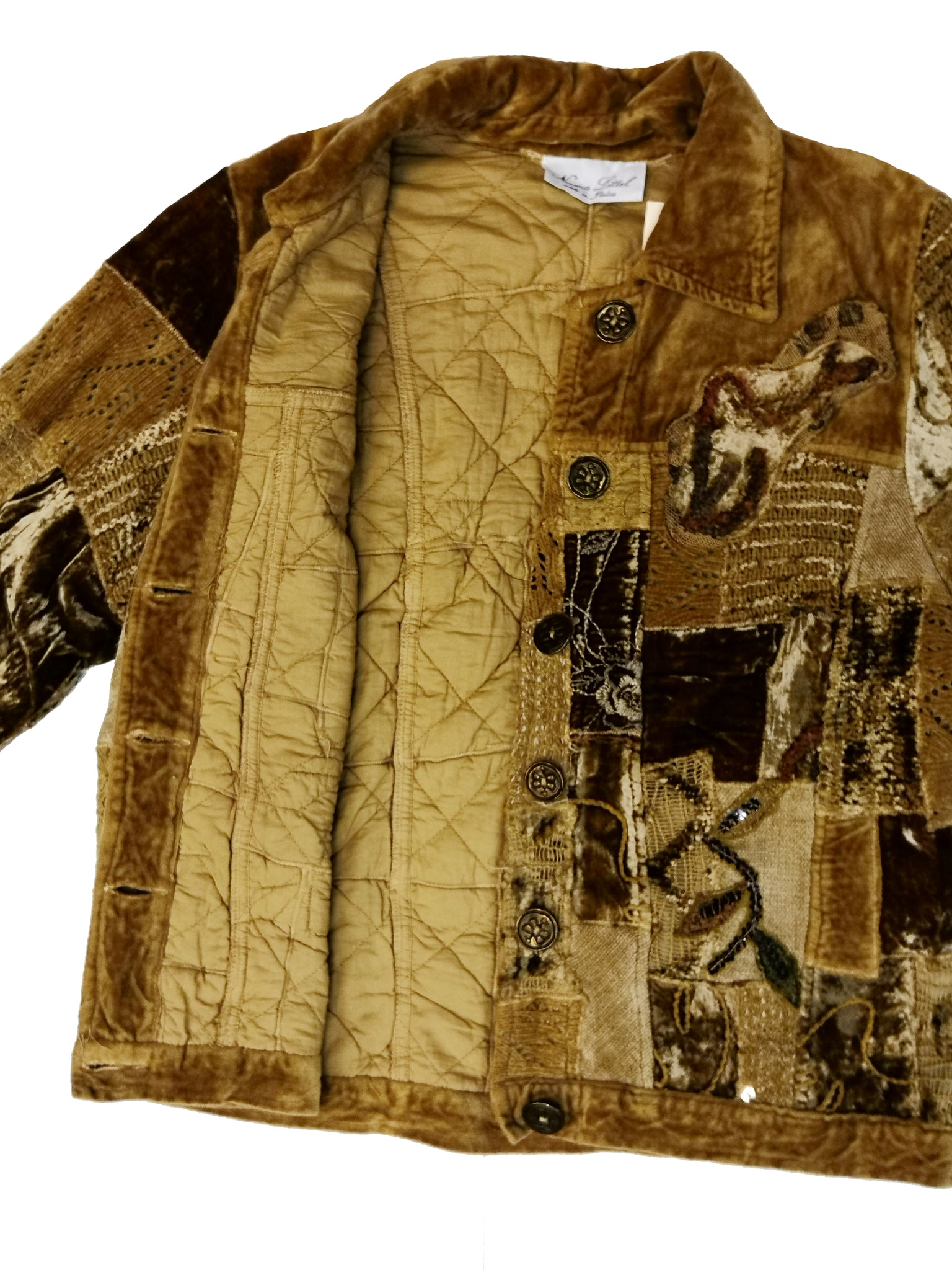 Norma Vintage _velvet patchwork jacket