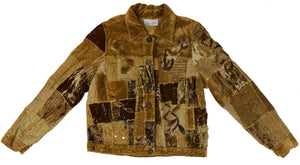 Norma Vintage _velvet patchwork jacket