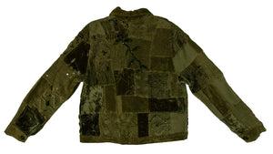 Norma Vintage _velvet patchwork jacket
