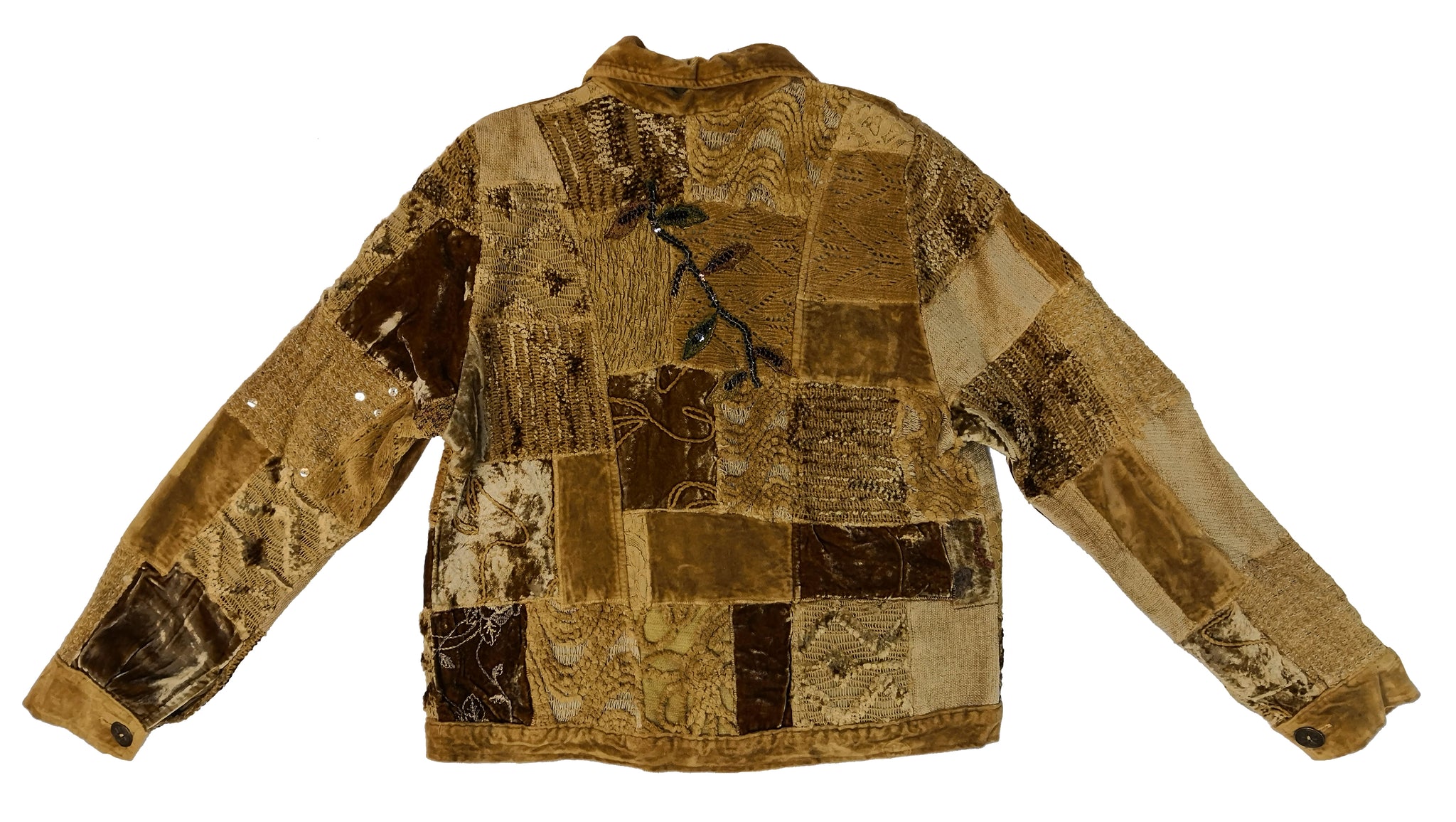 Norma Vintage _velvet patchwork jacket
