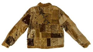 Norma Vintage _velvet patchwork jacket