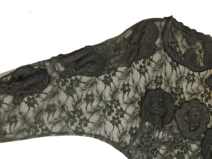 Norma Vintage _green lace dress