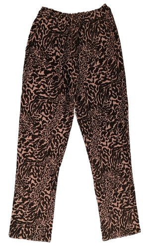 Norma Vintage  _colour leopard trousers