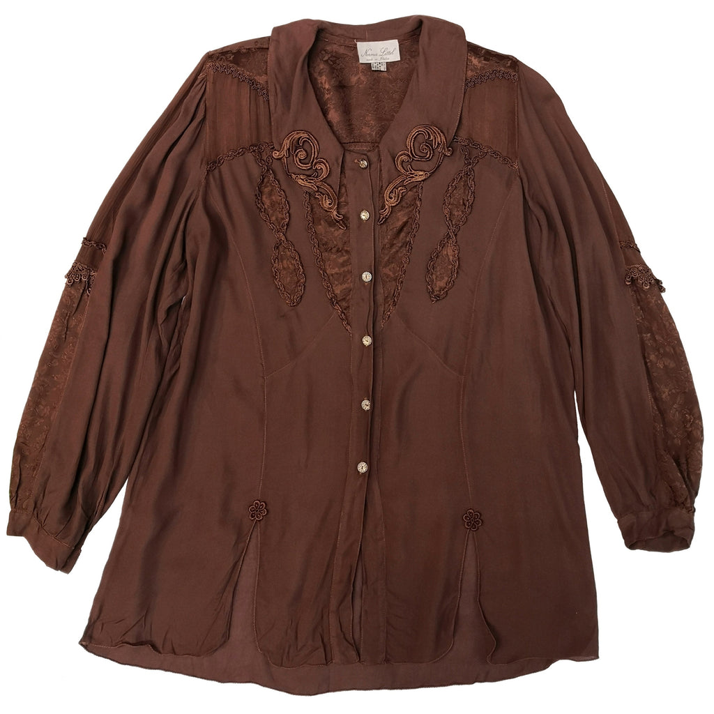 Norma Vintage _brown shirt