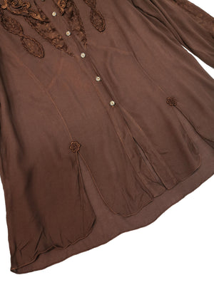 Norma Vintage _brown shirt