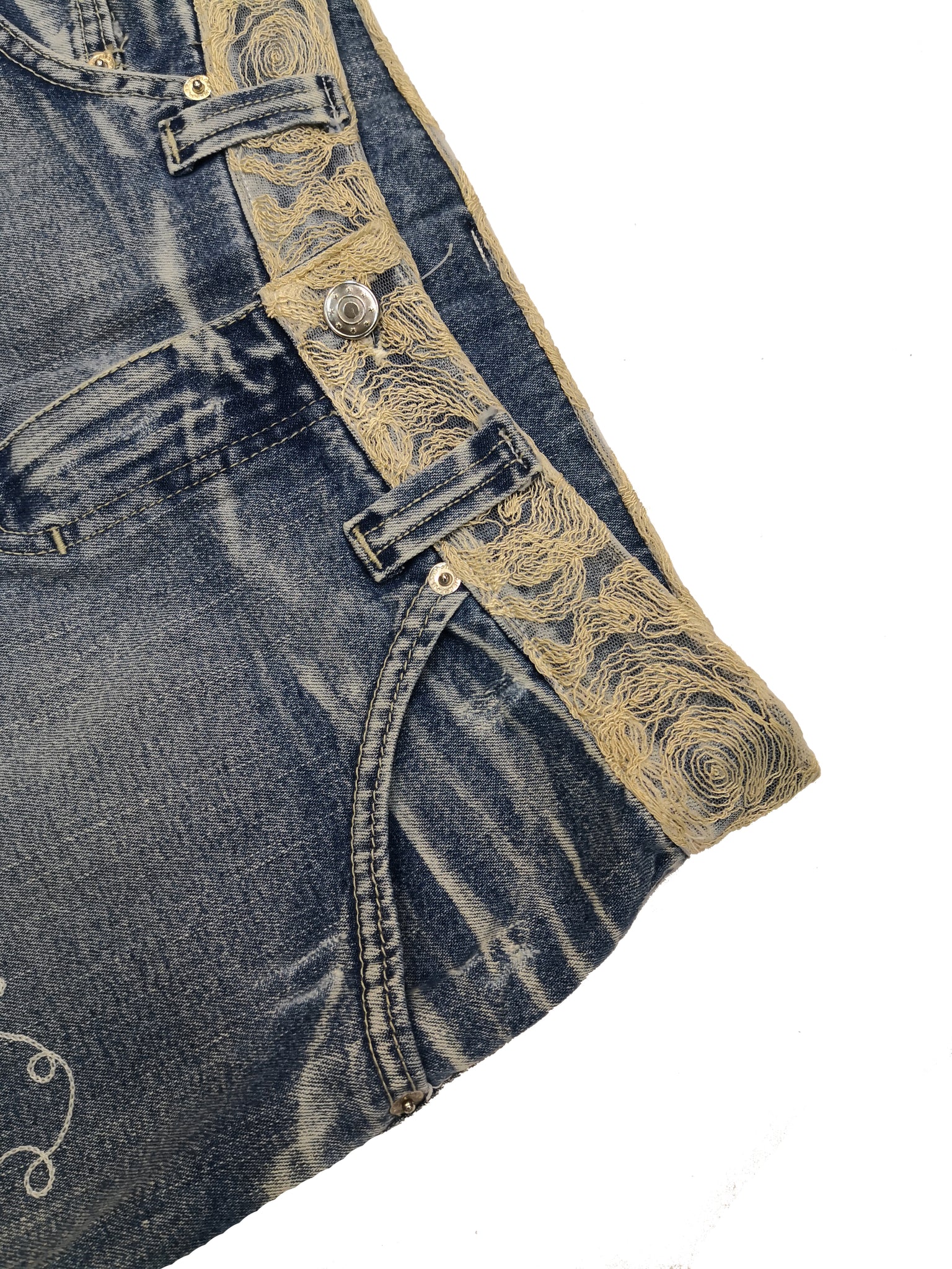 Norma Vintage _denim mini skirt