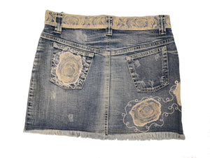 Norma Vintage _denim mini skirt