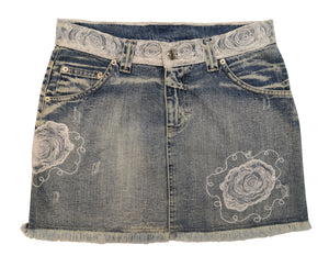 Norma Vintage _denim mini skirt