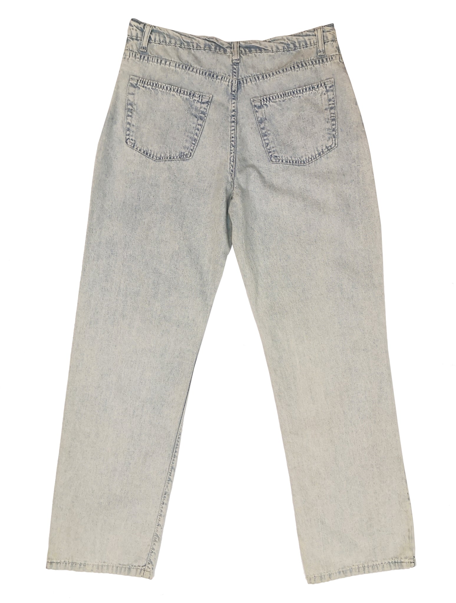 Norma Vintage _flowers denim trousers