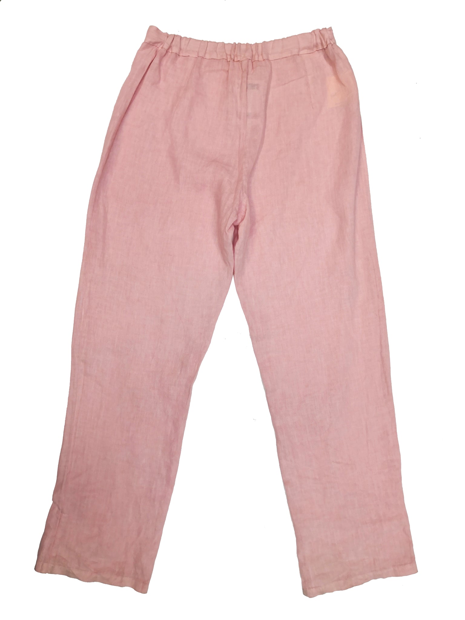 Norma Vintage _pink linen trousers