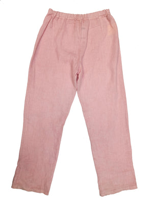 Norma Vintage _pink linen trousers