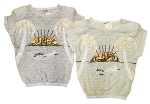 Norma Vintage _snake & sunset tops