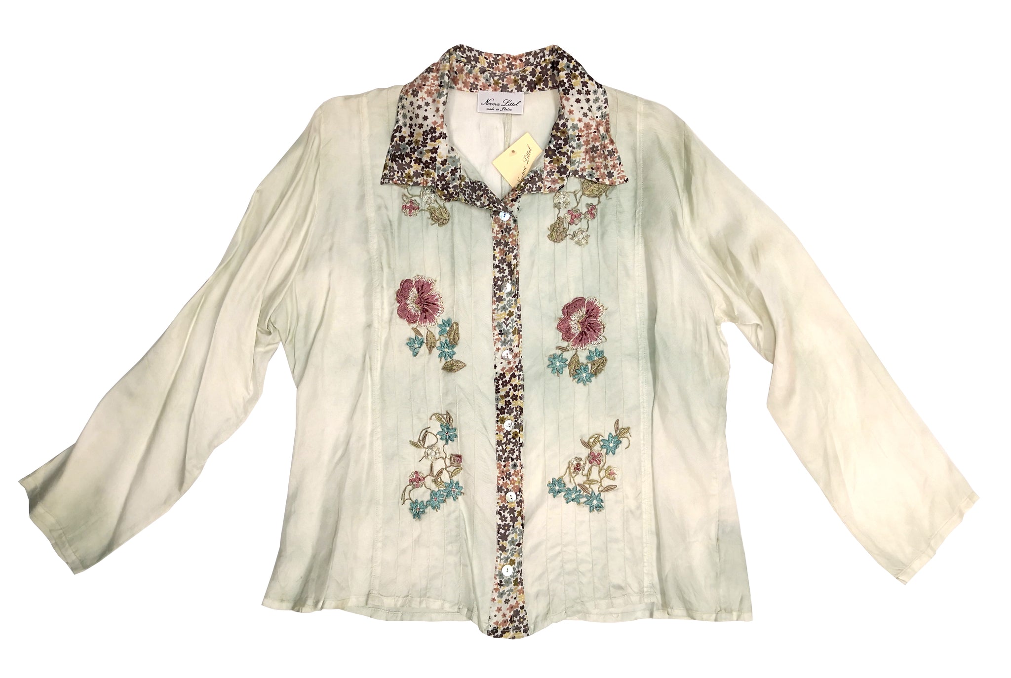 Norma Vintage _flowers shirt