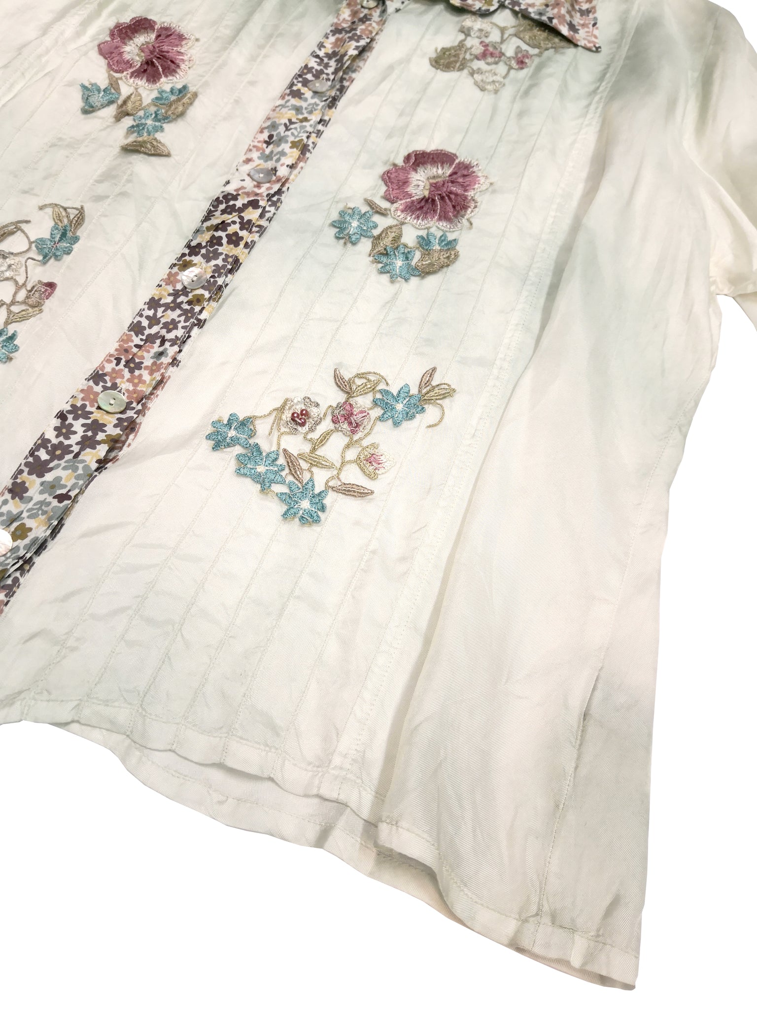 Norma Vintage _flowers shirt