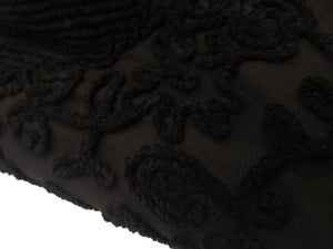 Norma Vintage _black chinille jacket