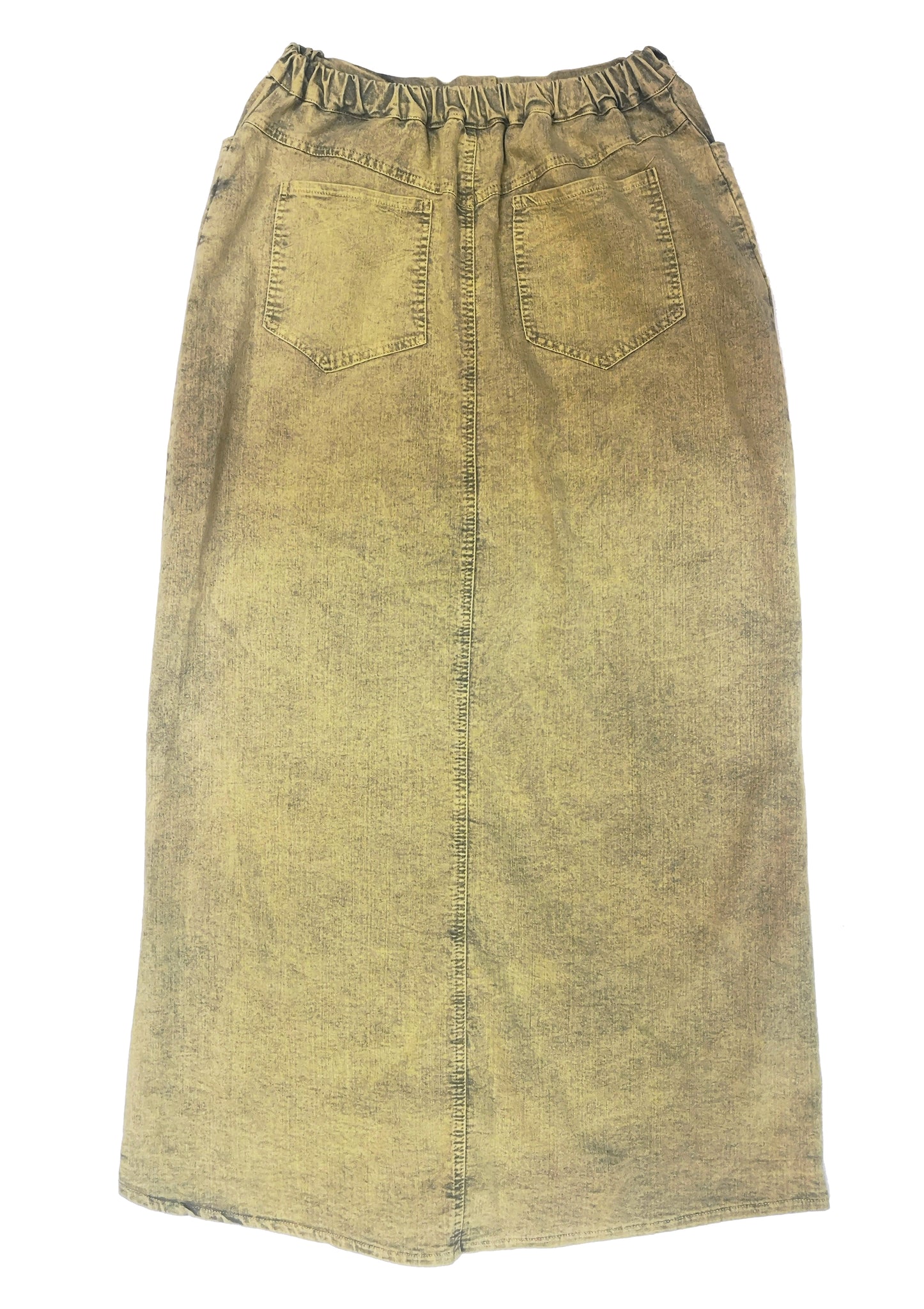 Norma Vintage _green denim skirt