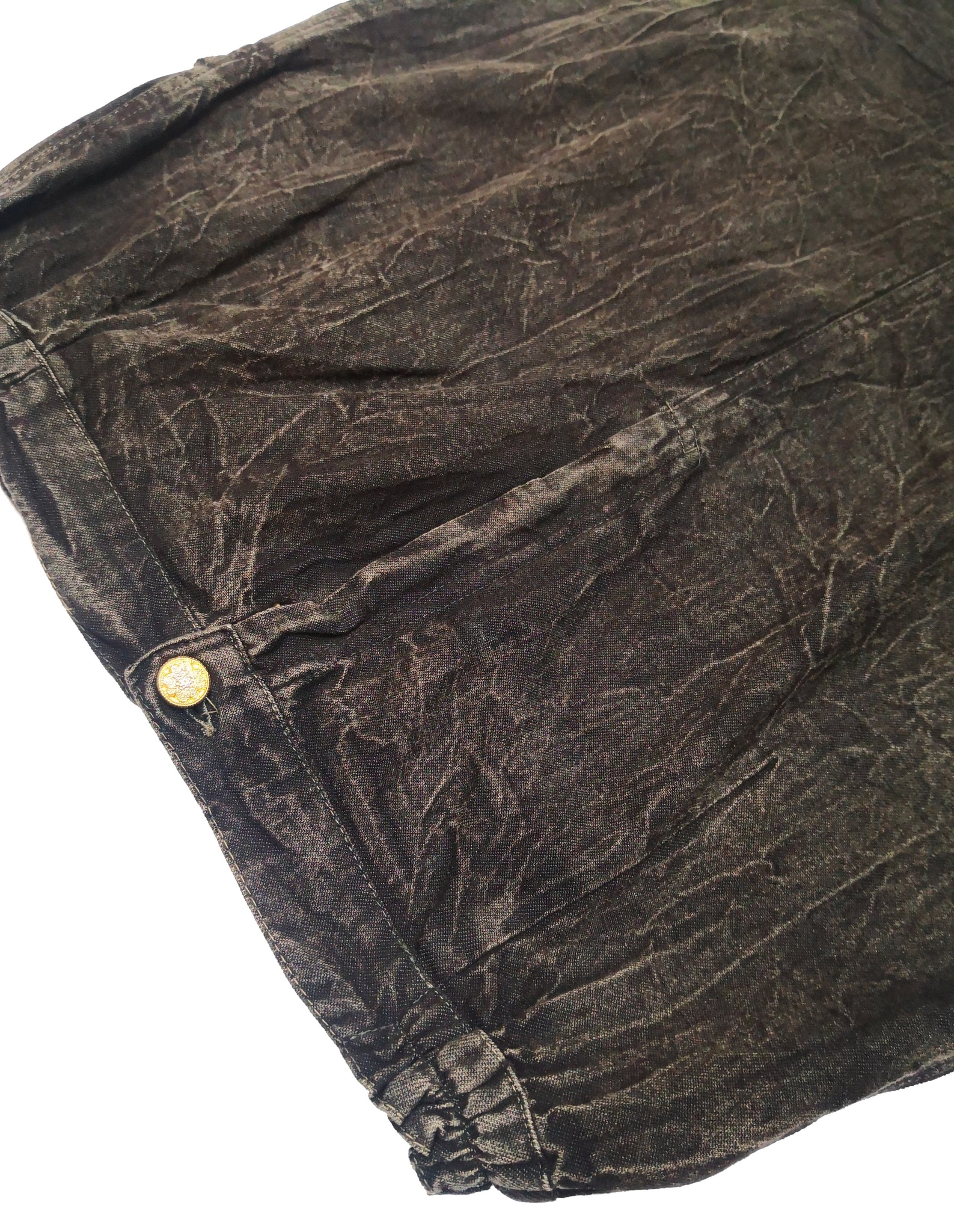 Norma Vintage _black denim skirt