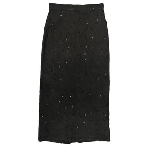 Norma Vintage _sequins denim skirt 2