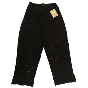 Norma Vintage _sequins denim trousers