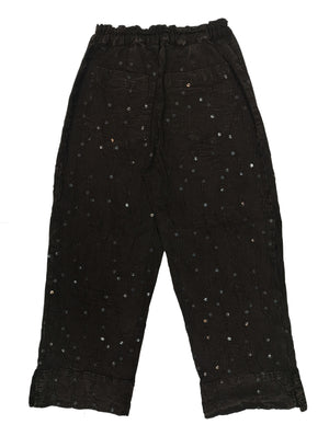 Norma Vintage _sequins denim trousers