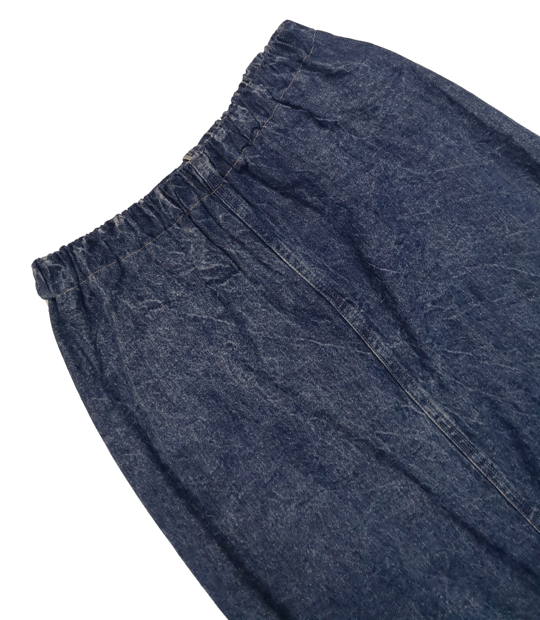 Norma Vintage _denim & lace skirt