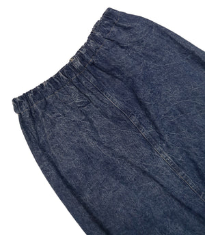 Norma Vintage _denim & lace skirt