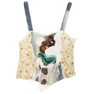 Norma Vintage _ fancy denim top