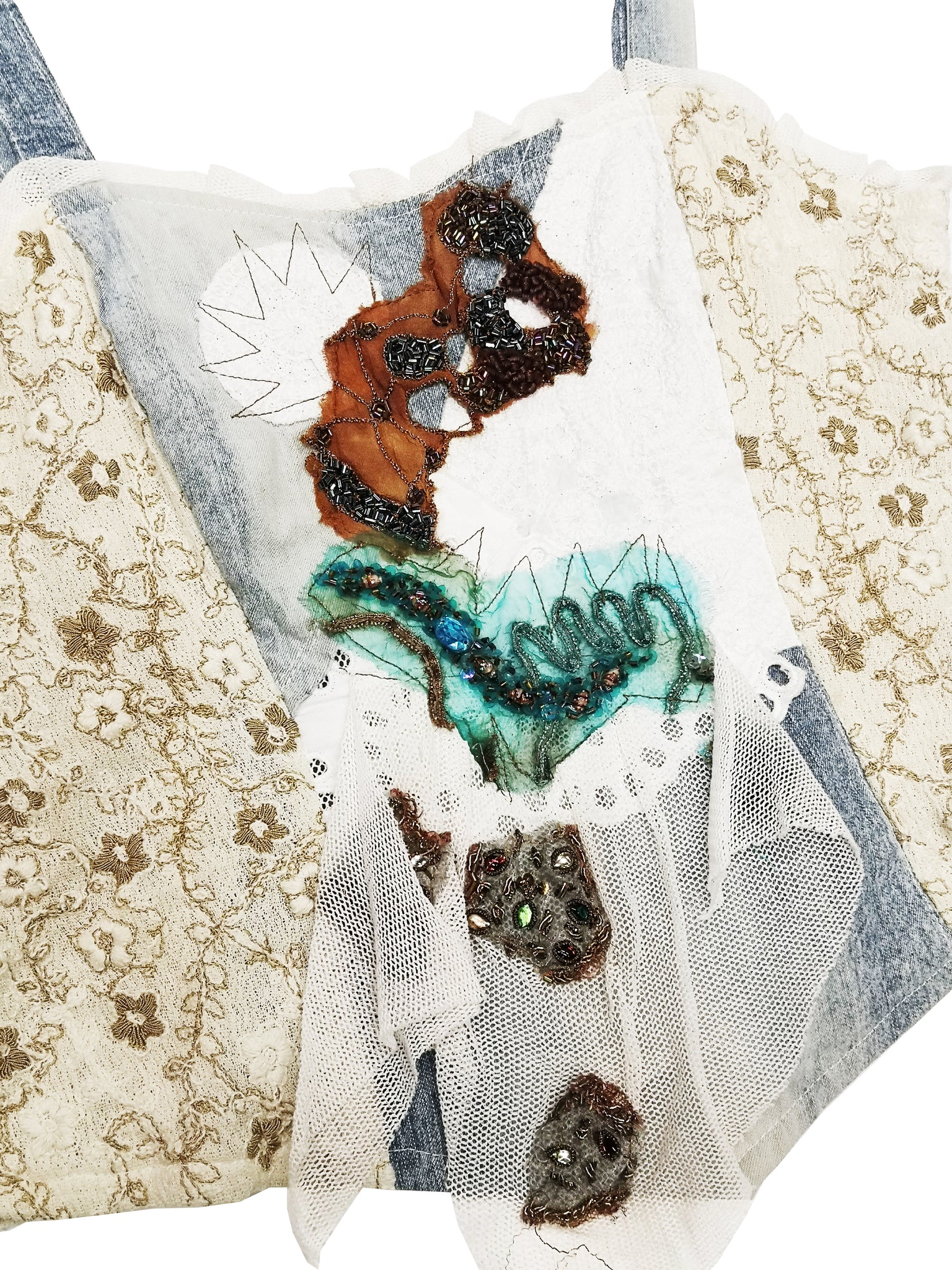 Norma Vintage _ fancy denim top