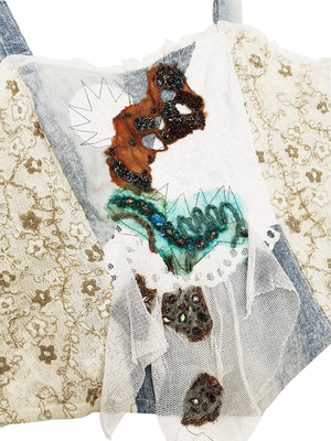 Norma Vintage _ fancy denim top