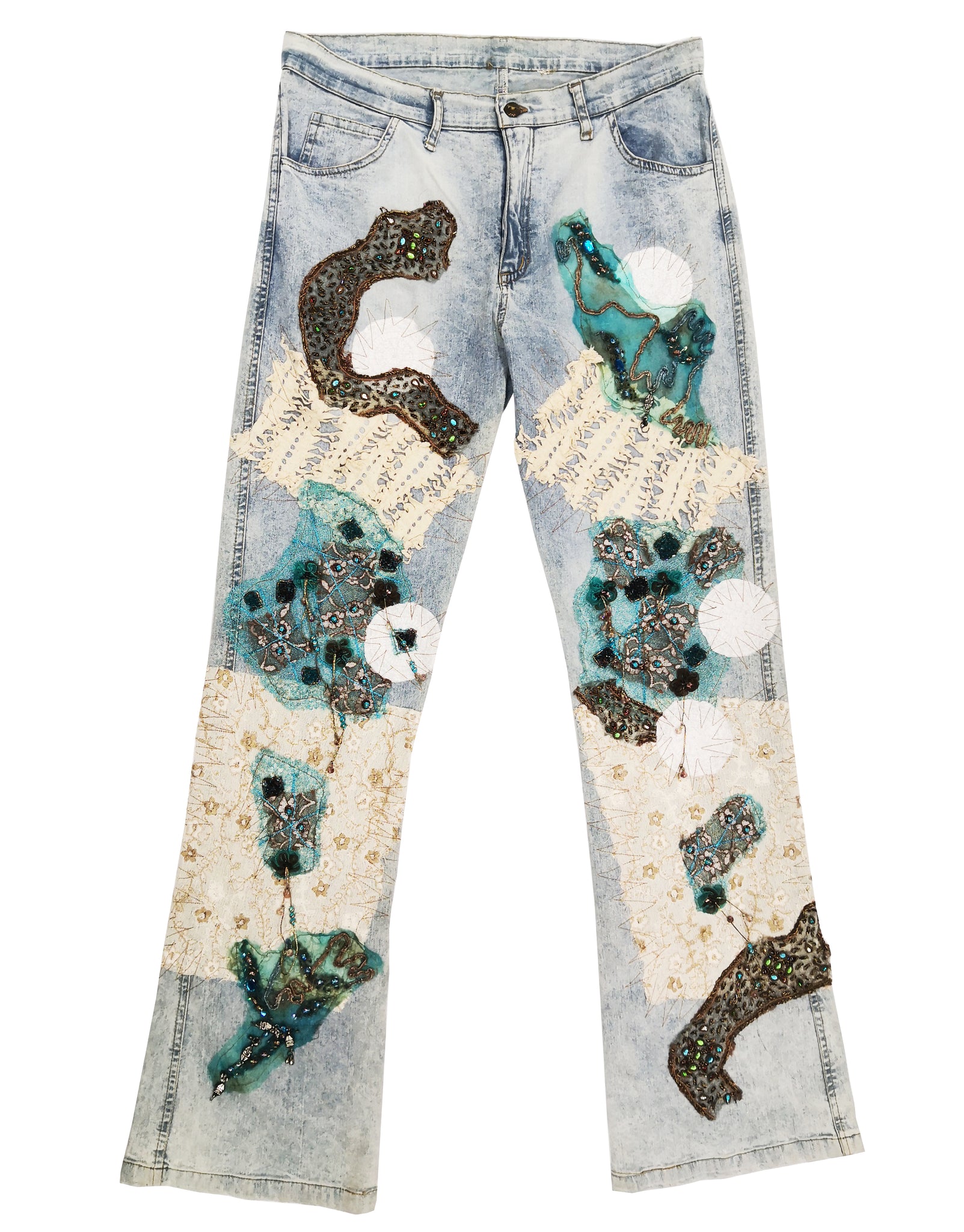 Norma Vintage _fancy denim trousers