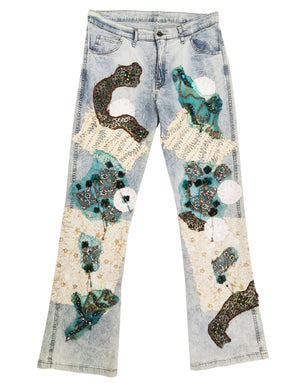 Norma Vintage _fancy denim trousers
