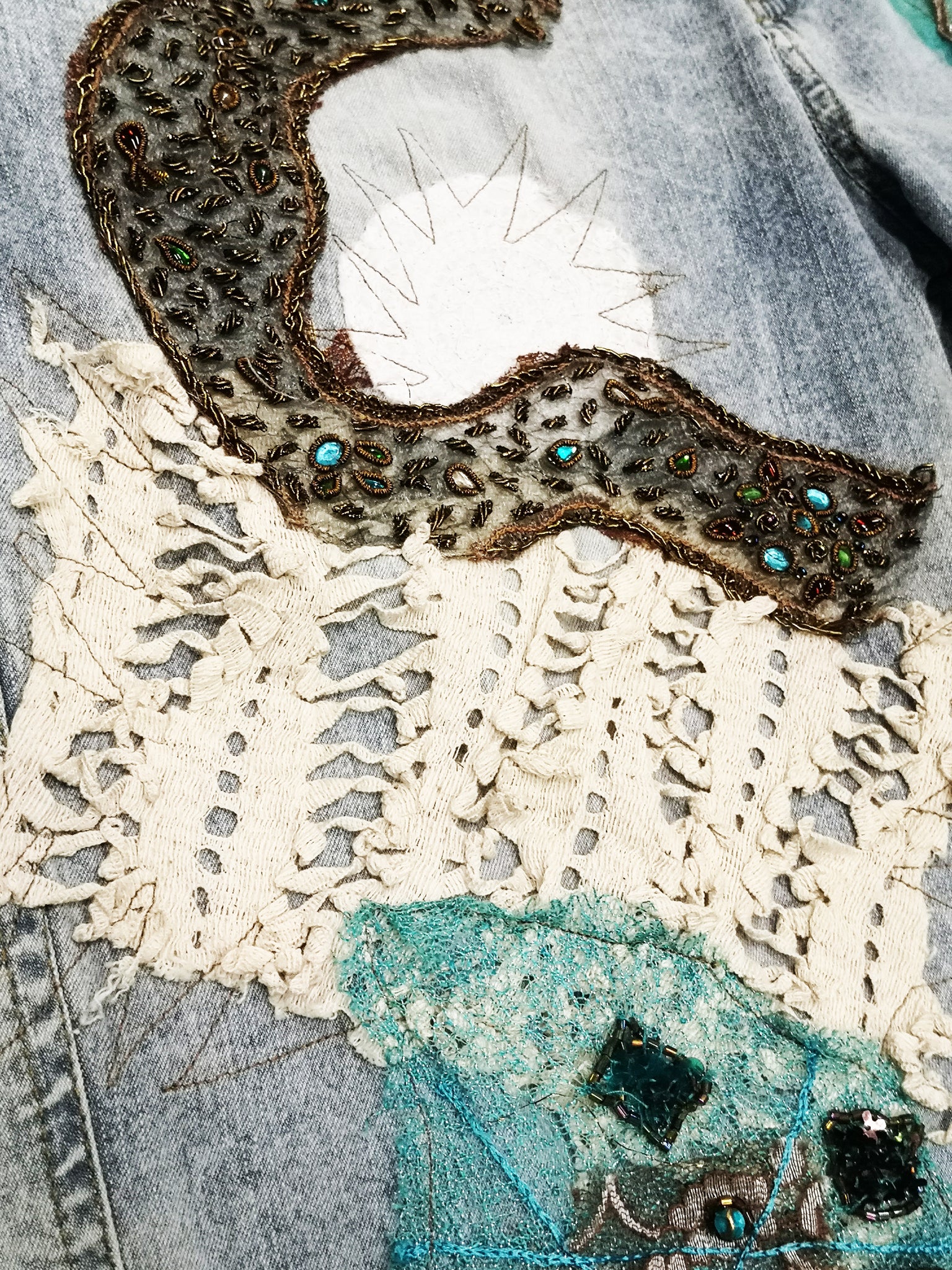 Norma Vintage _fancy denim trousers