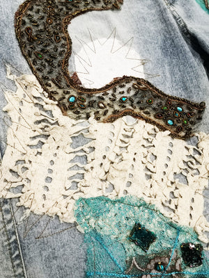 Norma Vintage _fancy denim trousers