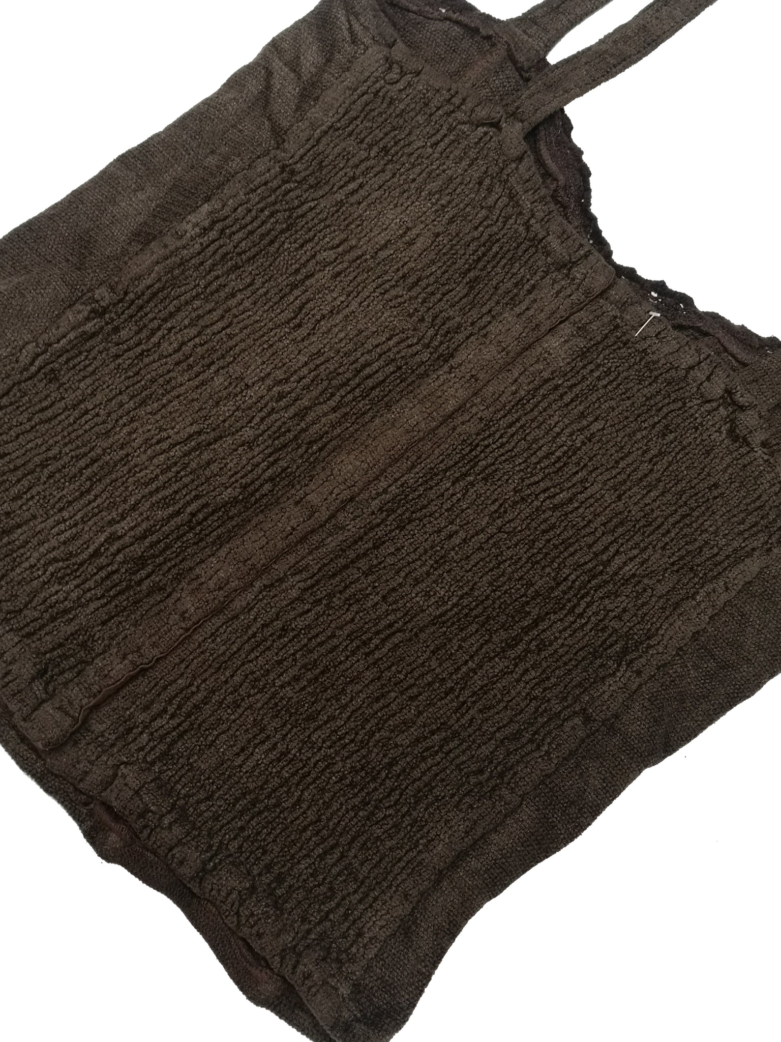 Norma Vintage _brown chenille corsé