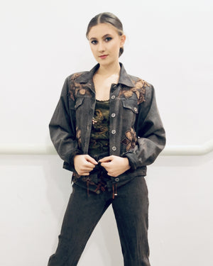 Norma Vintage _belt denim trousers