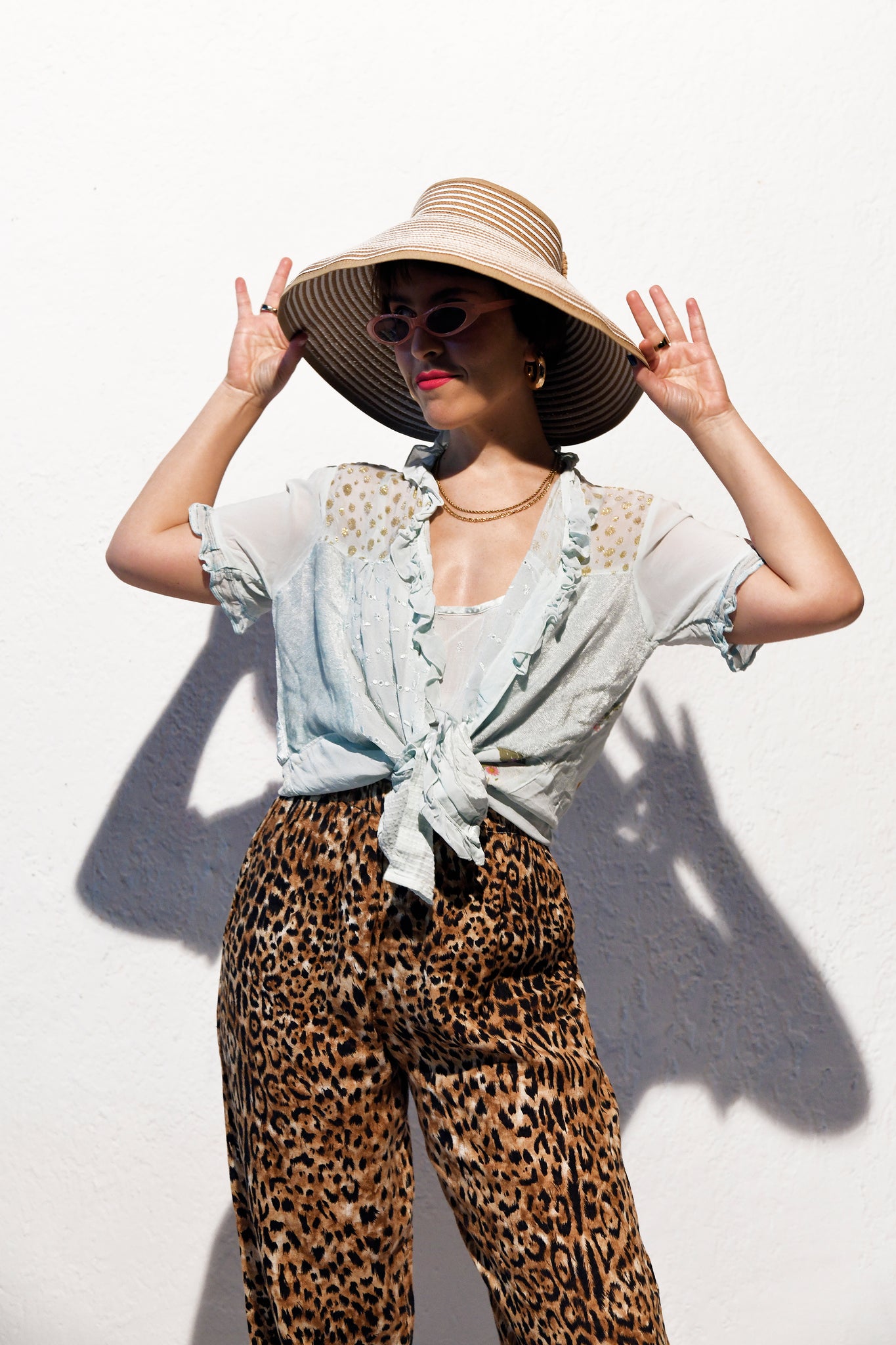 Norma Vintage _leopard trousers