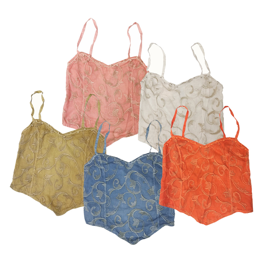 Norma Vintage_ linen corset
