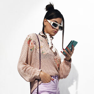 Norma Vintage _pink sweater
