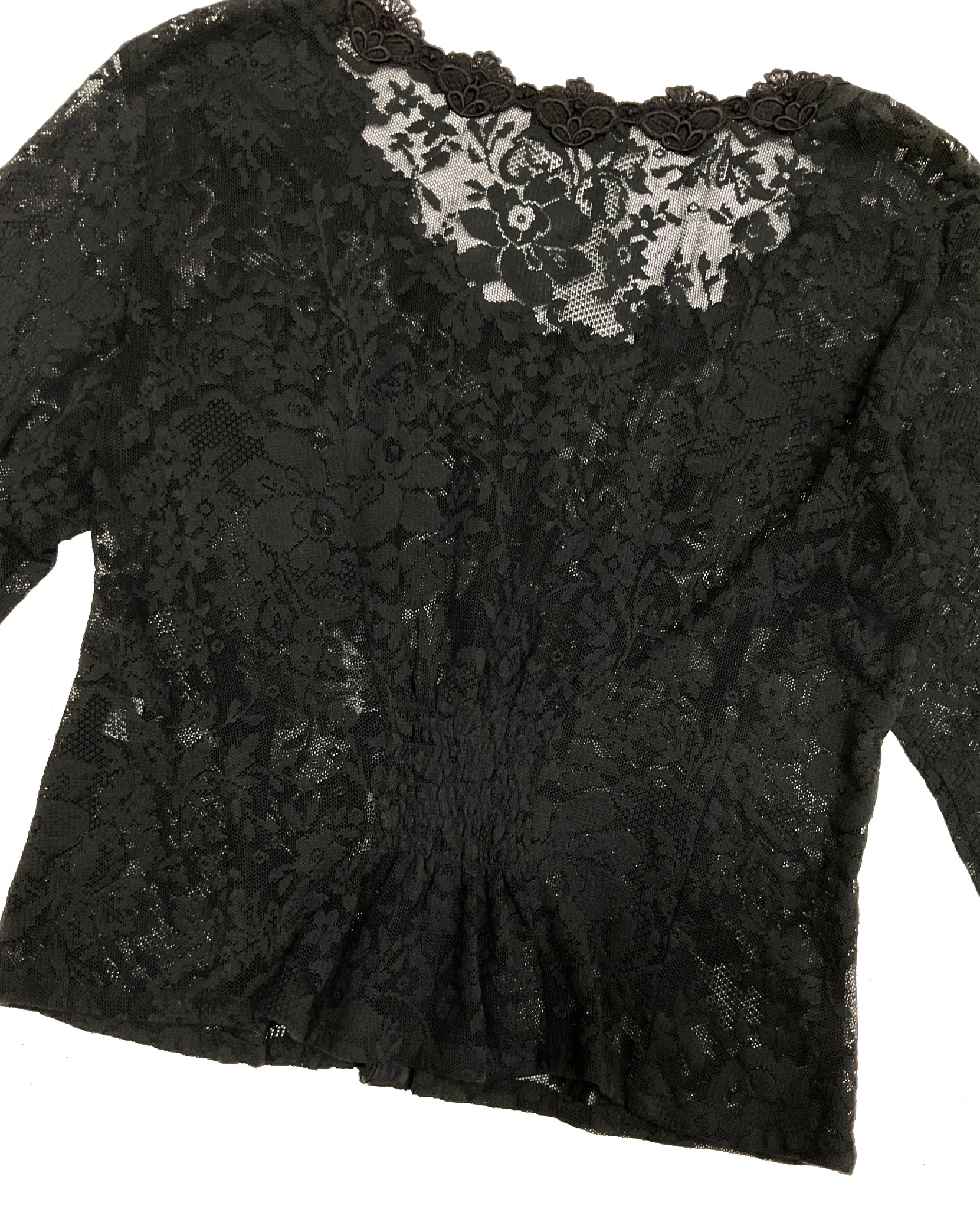 Norma Vintage _black roju top