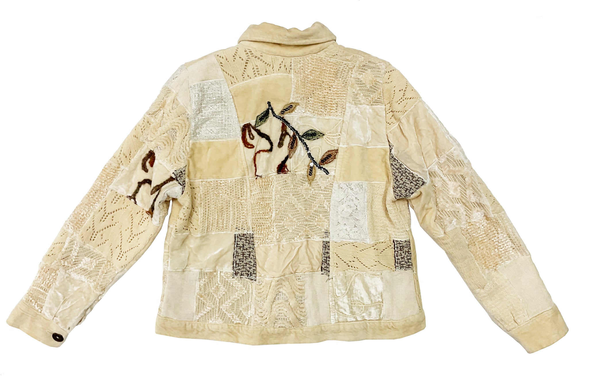 Norma Vintage _velvet patchwork jacket
