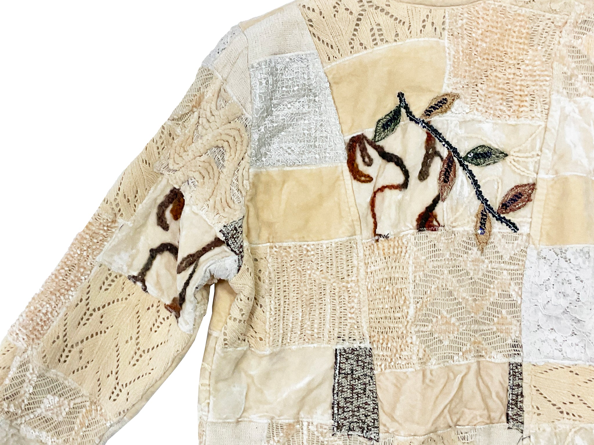 Norma Vintage _velvet patchwork jacket