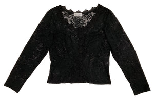 Norma Vintage _black roju top